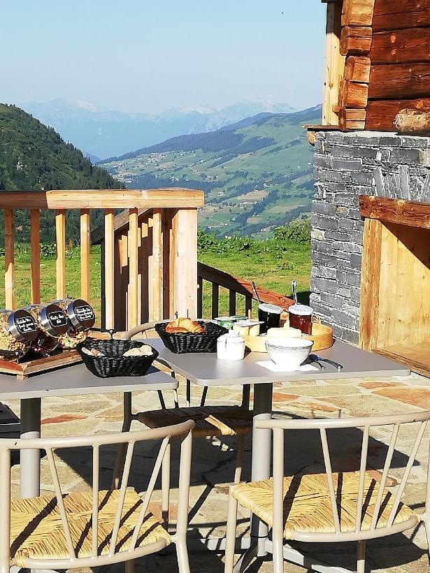 Chambres Et Tables D'Hotes Le Choton A Nono - Col Du Joly Beaufortain Hauteluce Εξωτερικό φωτογραφία